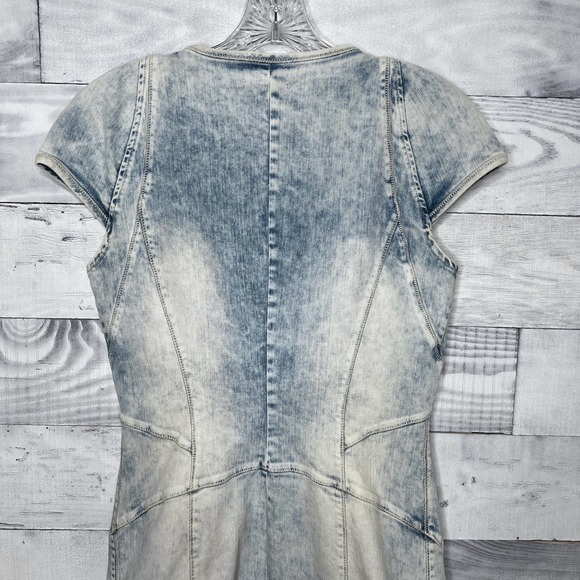 Just Cavalli Acid Wash Denim Dress - Picture 8 of 9